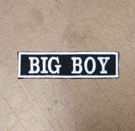 PATCH - BIG BOY - Stick - 95mm WHITE