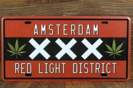 Funny Plate - Amsterdam Red Light District