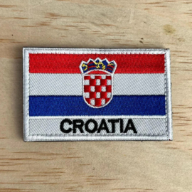 VELCRO PATCH - Flag of CROATIA - KROATIË