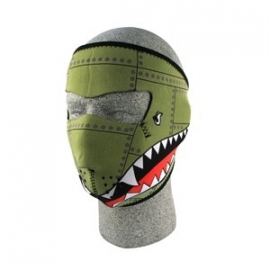 Face Mask - Full - Bomber - reversable to black - Zan HeadGear