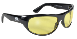 Sunglasses - Kickstart - THE WRAP - Yellow/Black by KD's