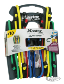 Master Lock - Bungee Cord SET (10x)  - Reverse Twin Wire Hook