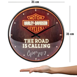 Harley-Davidson "Road is calling" Clock