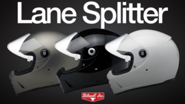 Biltwell - Lane Splitter Helmet - Gloss White (DOT)