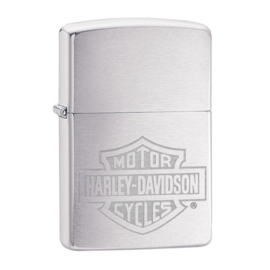 Harley-Davidson Zippo- Brushed Stainless Bar & Shield