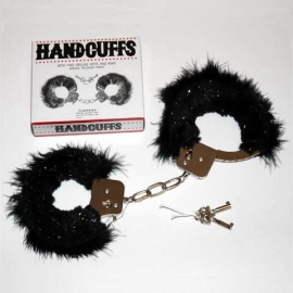 Handcuffs with black Furrrrrr....