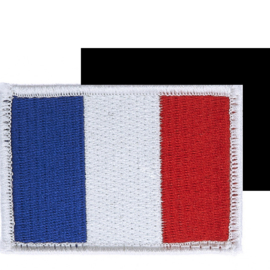 VELCRO PATCH - French Flag - France - drapeau Francais