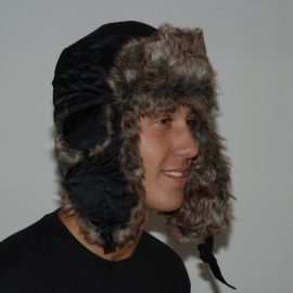 Fur Winter Cap De Luxe - No Animal Fur (Fostex)