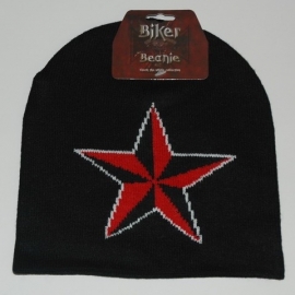 Beanie - Nautical / Tattoo Star