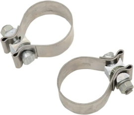 Stainless Steel Muffler Clamps - Khrome Werks