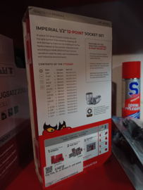 Teng Tools, 15-pc US sized 12-point sockets