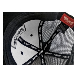 The ROEG® Blake black flatpanel Trucker snapback cap