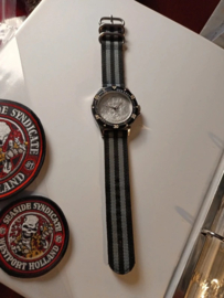 Wristwatch - KNM - Silver Dutch Coin 1960 NATO band