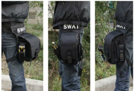 Hip / Leg Bag - SWAT - Black