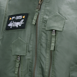 F-35 Flight Jacket - Olive Green