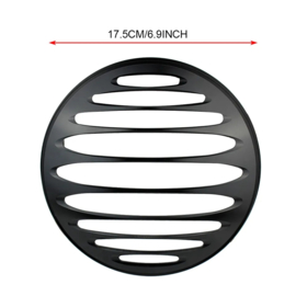 7" Aluminium Headlight Grill Lamp Cover