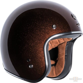 T-50 Torc 3/4 Open Face Helmet Rootbeer Mega Flake