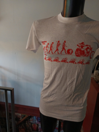 Red & White - Evolution of Men - NSFW - T-shirt