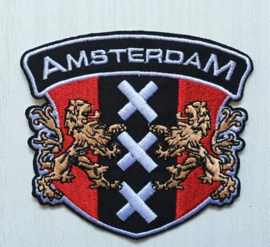 Patch - City Shield with Lions - AMSTERDAM