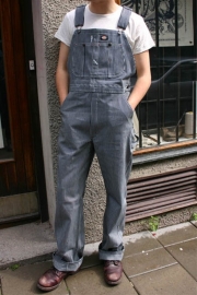 Dickies - Retro Bib Overall - Hickory Striped XS W30