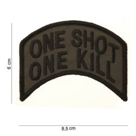 211 - Patch - One shot - One Kill - Army Green