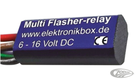 Mini electronic turn signal flasher unit