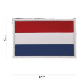 Patch - Dutch Flag - 3D Vlag Holland - VELCRO / PVC - NEW