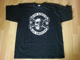 King Kerosin - Los Angeles, Dead End, Car CLub T-shirt - Skull with Crossed Bones - SALE