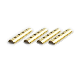 Brass Pushrod cover keepers - Easy Install - Old-Stf Cycle