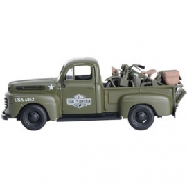 Harley-Davidson - FORD 1948 HD PICKUP &  1942 Flathead  - ARMY GREEN