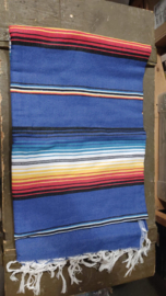 Mexican blanket -Blue Multicolor 180x140