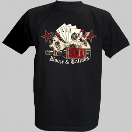 King Kerosin - Booze and Tattoos T-shirt