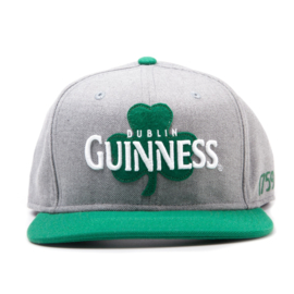 Guinness Dublin Shamrock Snapback Cap