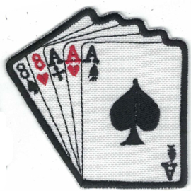 Patch - Playing Cards - Dead Man's hand - Eights and Aces