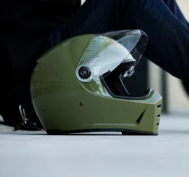Biltwell - Lane Splitter Helmet - Olive Green