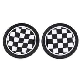 Checkered Coasters (set of 2)