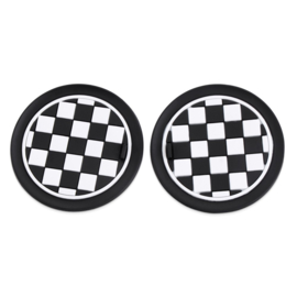 Checkered Coasters (set of 2)