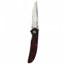 Red Spider Web Knife + Clip - 11cm blade