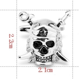 Pirate Skull - Cufflinks