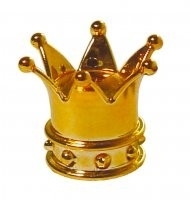 Valve Caps - Crown Gold - TrikTopz - loc. 31.44
