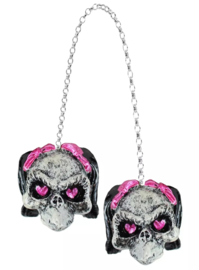 LETHAL THREAT DANGLER GIRL SKULLS