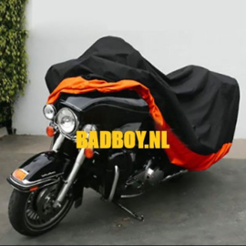 Rain Cover Big Bike 4XL - Black/Orange H-D