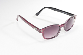 Sunglasses - Classic KD's - Purple Pearl Frame & Grey Gradient Lens