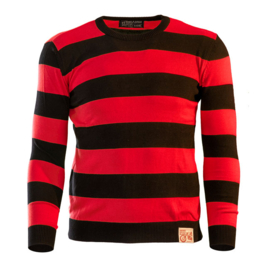 OUTLAW SWEATER BLACK/RED - XXL only