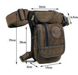 Rider - Hip / Leg Bag - Earth Canvas