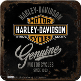 Harley-Davidson Coaster  - Genuine - Bar & Shield 1903