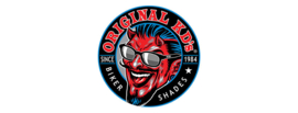 KD Devil 3" Vinyl Sticker - the famous biker sunglasses