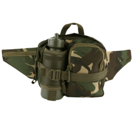 Hip bag with waterbottle - Black or Camouflage