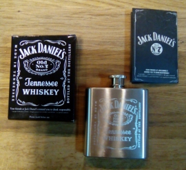 Stainless steel flask - Original Jack Daniel's - 3oz