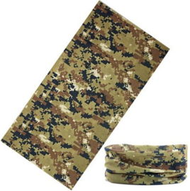 Digital Woodland Camouflage - Tube / Buff